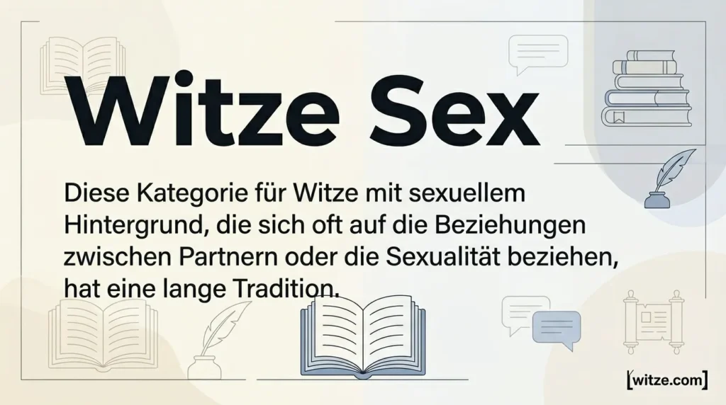 Witze Sex