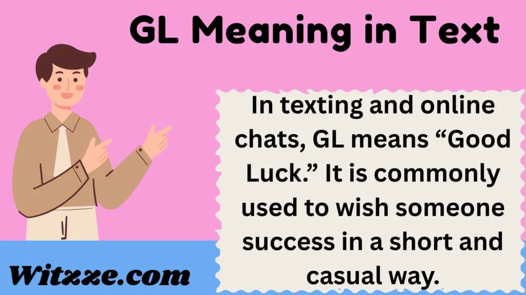 GL Meaning in Text