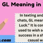 GL Meaning in Text