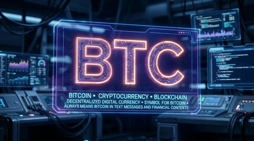 What Does BTC Mean in Text