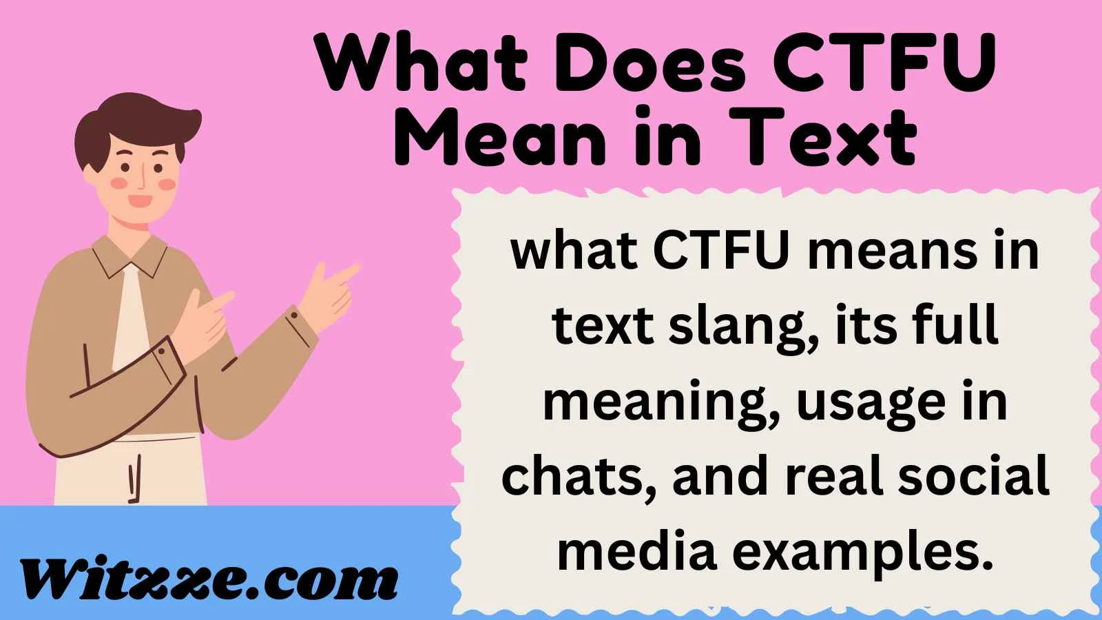 What Does CTFU Mean in Text