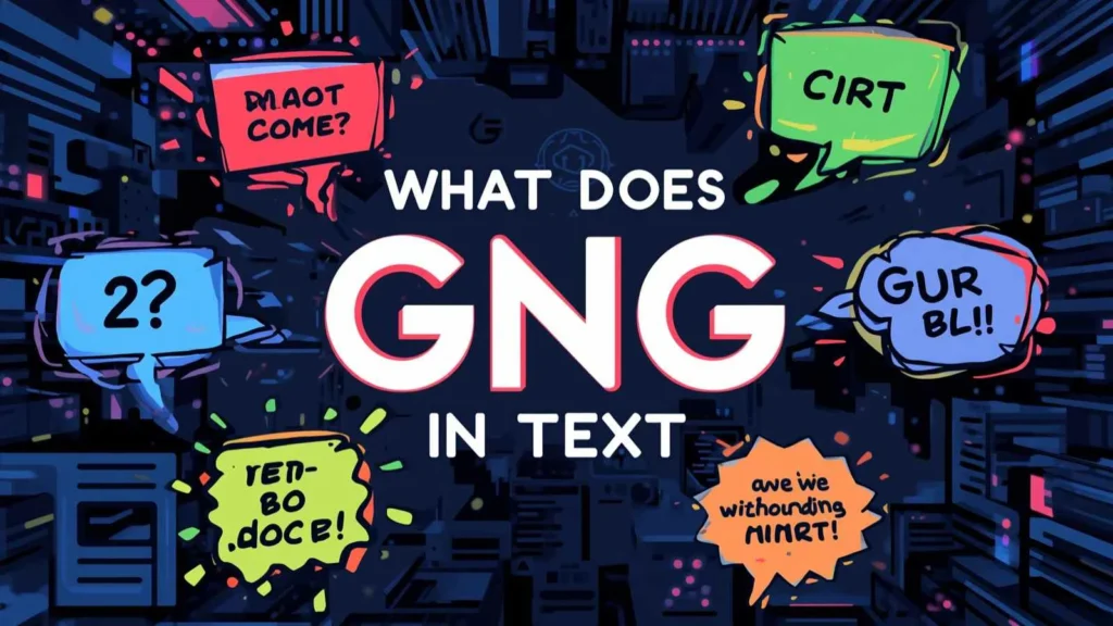 What Does GNG Mean in Text