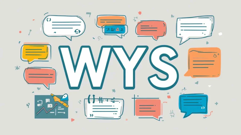 WYS Meaning in Text